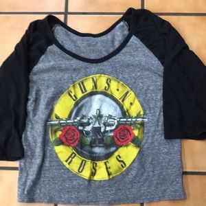 Guns-N-Roses 3/4 Crop